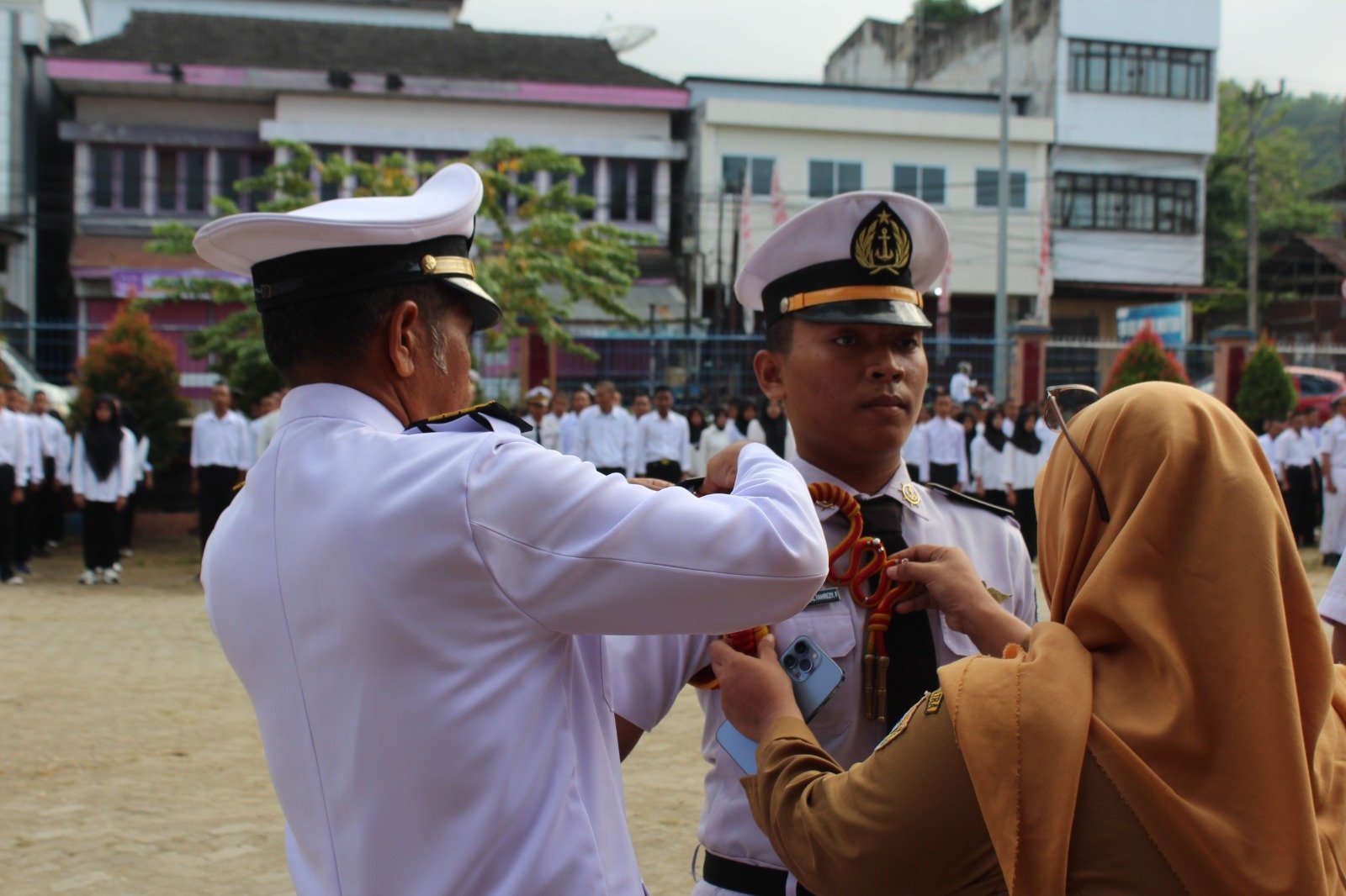 PELANTIKAN KORPS BATALYON SMK NEGERI 7 KENDARI TAHUN PELAJARAN 2026/2027