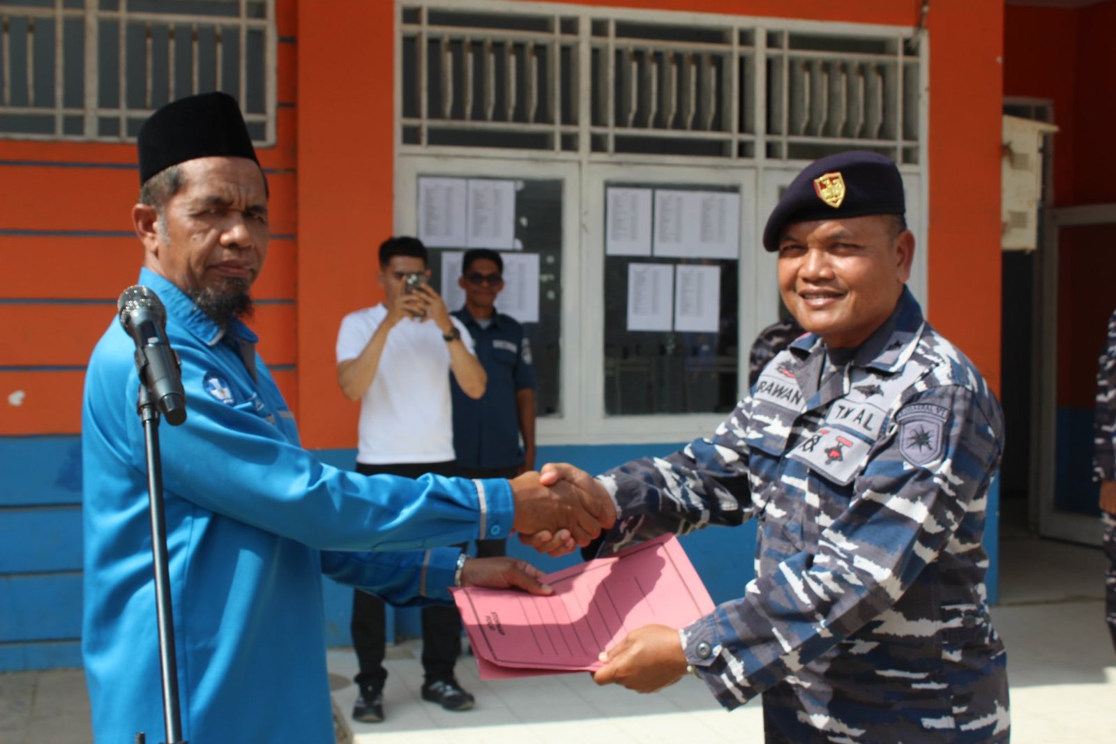 SMKN 7 KENDARI GELAR  LATIHAN DASAR DISIPLIN KORPS BAGI 313 CALON TARUNA